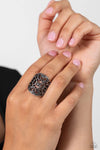Paparazzi Transfixed Treasure - Silver Ring - Box 32