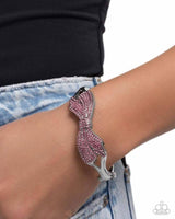 Paparazzi Blissful Bow - Bracelet Pink Fashion Fix Box 12