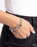 Paparazzi Luxurious Locks - Bracelet Red Fashion Fix Box 12