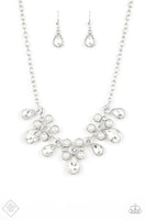 Paparazzi Demurely Debutante - Necklace White - Box 11