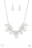 Paparazzi Demurely Debutante - Necklace White - Box 11