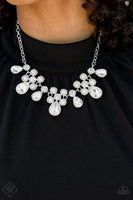 Paparazzi Demurely Debutante - Necklace White - Box 11