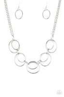 Paparazzi Urban Orbit - Necklace Silver Box 7