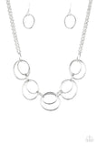 Paparazzi Urban Orbit - Necklace Silver Box 7