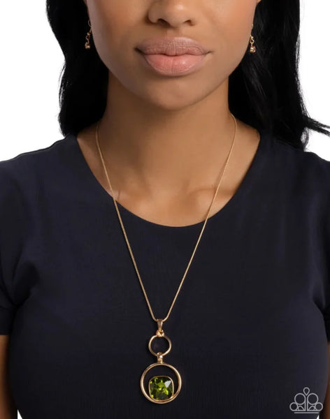Paparazzi Debutant Delight - Necklace Green Box 7