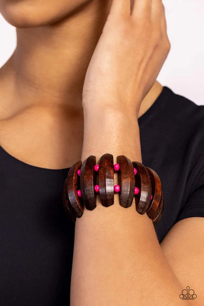Paparazzi Bora Bora Bauble - Bracelet Pink Box 7