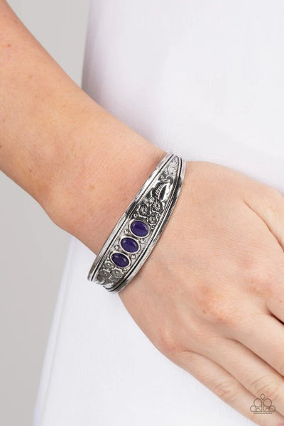 Paparazzi Flower Patch Picnic- Bracelet Purple Box 7