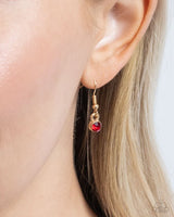 Paparazzi Stunning Solitaire - Necklace Red Box 7