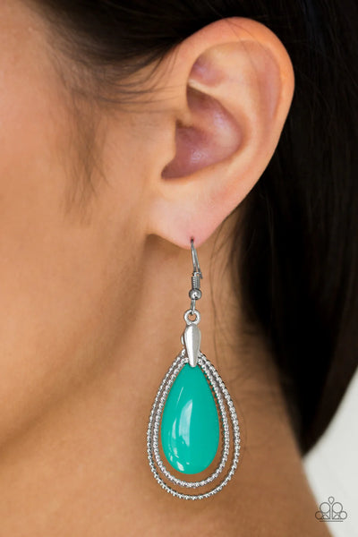 Paparazzi Spring Splendor - Earrings Green Box 7