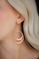 Paparazzi Follow the Beaten Path - Earrings Copper Box 7