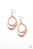 Paparazzi Follow the Beaten Path - Earrings Copper Box 7