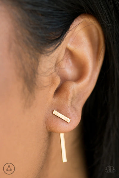 Paparazzi Minimally Maverick - Earrings Gold Box 7