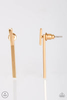 Paparazzi Minimally Maverick - Earrings Gold Box 7