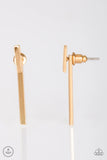 Paparazzi Minimally Maverick - Earrings Gold Box 7