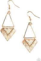 Paparazzi Desert Treasure - Earrings Gold Box 7