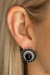 Paparazzi Floral Flamboyance - Earrings Black Box 7