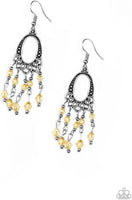 Paparazzi Not The Only Fish In The Sea - Earrings Yellow Box 7