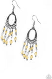 Paparazzi Not The Only Fish In The Sea - Earrings Yellow Box 7