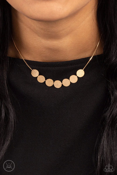 Paparazzi Slimmer Glimmer - Necklace Gold Box 11