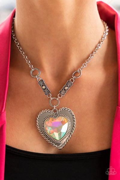 Paparazzi Heart Full of Fabulous - Iridescent Necklace Multi Box 11