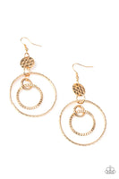 Paparazzi Mechanical Mecca - Earrings Gold Box 11
