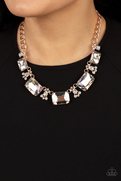 Paparazzi Flawlessly Famous - Iridescent Necklace Multi Box 11