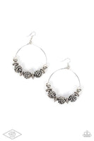 Paparazzi I Can Take A Compliment- Earrings Silver Exclusive Box 11