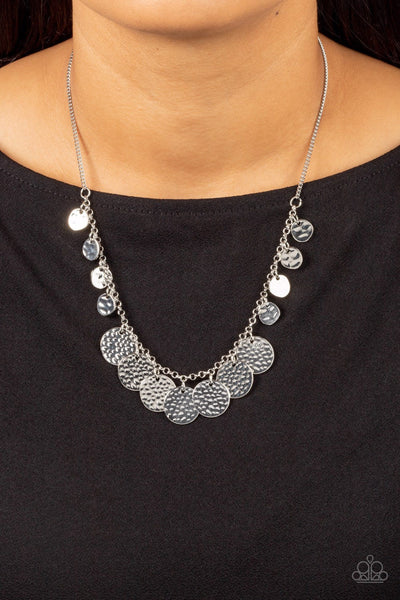 Paparazzi CHIME Wrap - Exclusive Necklace Silver Box 11