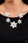 Paparazzi Fiercely Flowering - Exclusive Necklace White Box 11