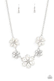 Paparazzi Fiercely Flowering - Exclusive Necklace White Box 11