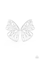 Paparazzi Butterfly Frills - Exclusive Earrings Silver Box 11