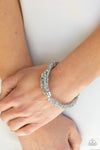 Paparazzi Roll Out The Glitz - Exclusive Bracelet Silver Box 11
