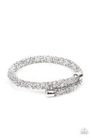 Paparazzi Roll Out The Glitz - Exclusive Bracelet Silver Box 11