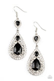 Paparazzi Posh Pageantry Exclusive Earrings Black Box 11