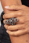 Paparazzi Futuristic Free Spirit - Exclusive Ring Black  Box 48