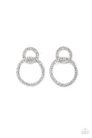 Paparazzi Intensely Icy Exclusive Earrings Black Box 48