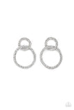 Paparazzi Intensely Icy Exclusive Earrings Black Box 48