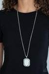 Paparazzi Let Your HEIR Down - Necklace White Box 7