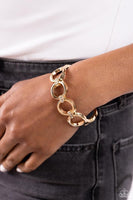 Paparazzi Chic Collection - Bracelet Gold Fashion Fix Exclusive Box 79