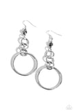 Paparazzi Glitzy Gesture - Silver Earrings Box 31