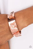 Paparazzi Magical Mariposas - Bracelet Copper Fashion Fix Exclusive Box 142