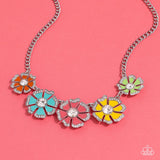 Paparazzi Playful Posies - Necklace Multi LOP Exclusive Box 23