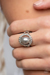 Paparazzi Seize the Shimmer - Ring Silver Fashion Fix Exclusive Box 142