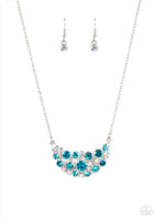 Paparazzi Effervescently Divine - Necklace Blue Fashion Fix Exclusive Box 142