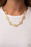 Paparazzi GRACE to the Too - Necklace Gold Fashion Fix Exclusive Box 64