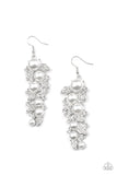 Paparazzi The Party has Arrived - Earrings White LOP Exclusive Box 115