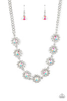 Paparazzi Blooming Brilliance - Necklace Multi Iridescent LOP Exclusive Box 115