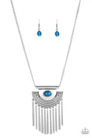 Paparazzi When In ROAM - Necklace Blue Box 75