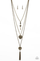 Paparazzi Love Opens All Doors - Necklace Brass Box 73