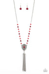 Paparazzi Soul Quest - Necklace Red Box 77